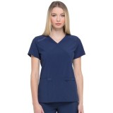 DK625 Dickies EDS Essentials Mock Wrap Top