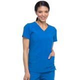 DK625 Dickies EDS Essentials Mock Wrap Top