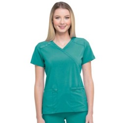 DK625 Dickies EDS Essentials Mock Wrap Top