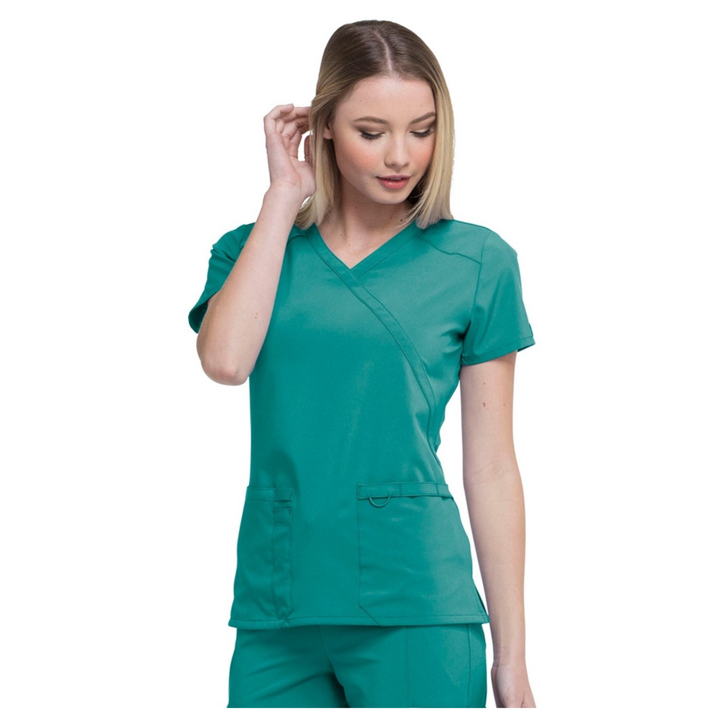 DK625 Dickies EDS Essentials Mock Wrap Top