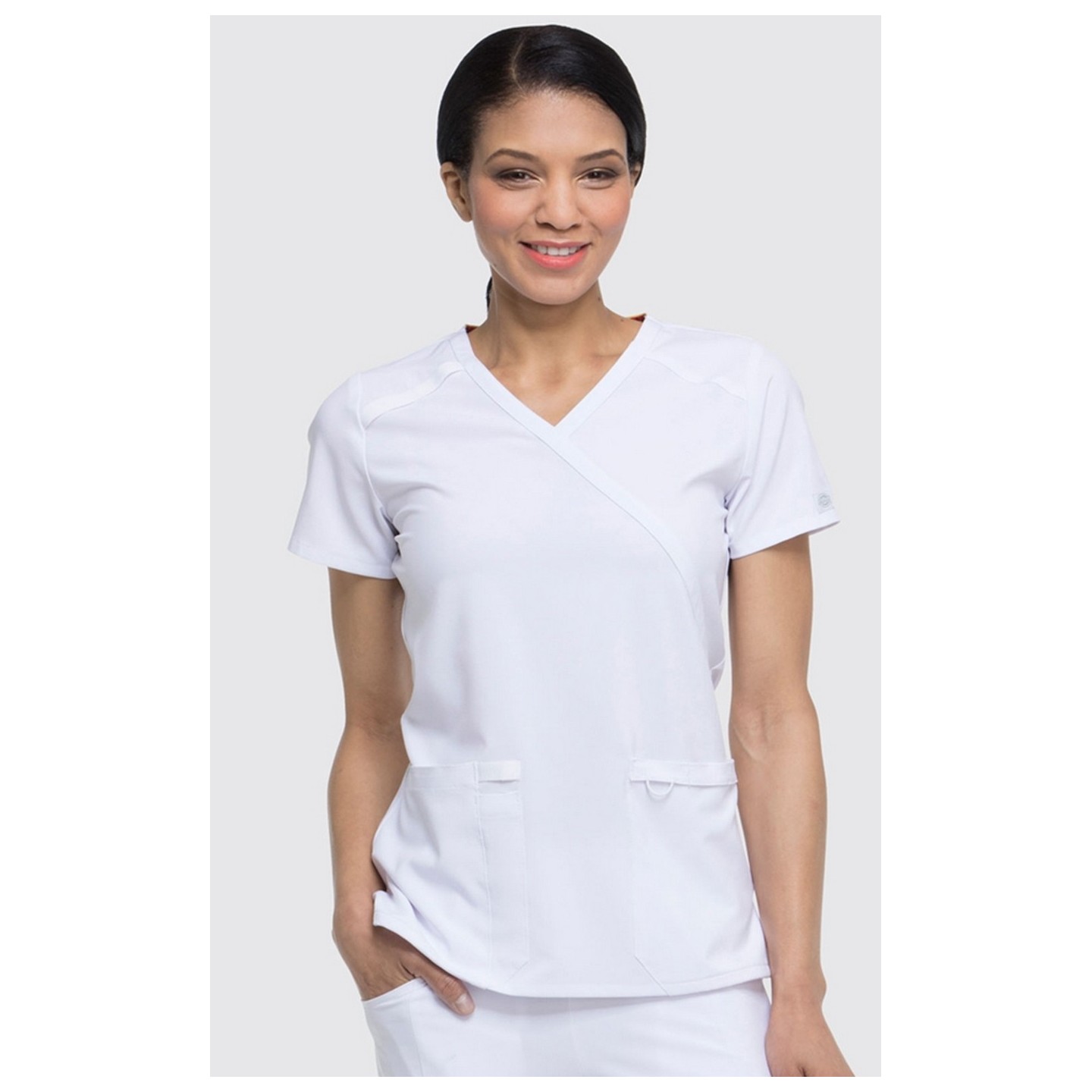 DK625 Dickies EDS Essentials Mock Wrap Top