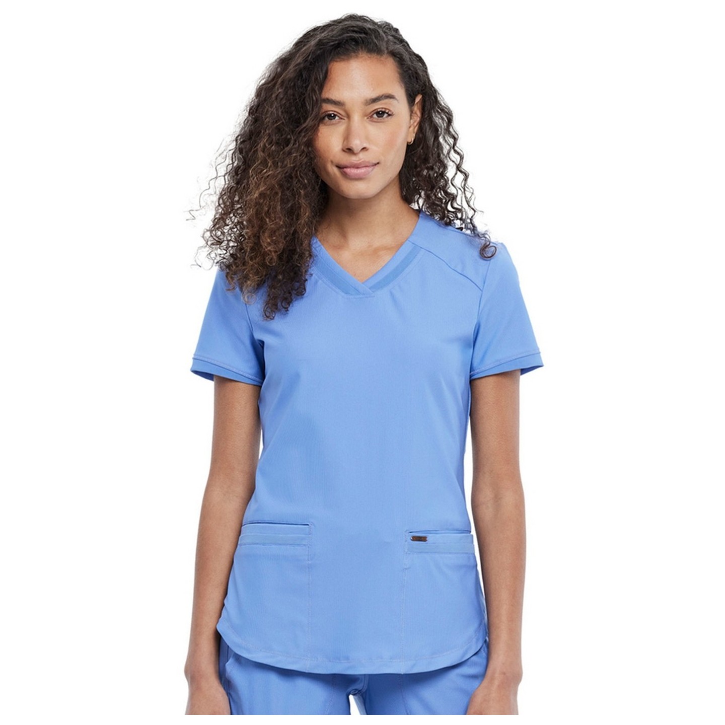 CK840 V-Neck Top in Black - Cherokee Form