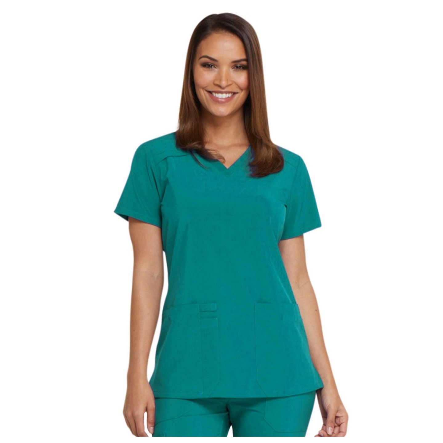 DK615 Dickies EDS Essentials 2 Pocket V-Neck Top