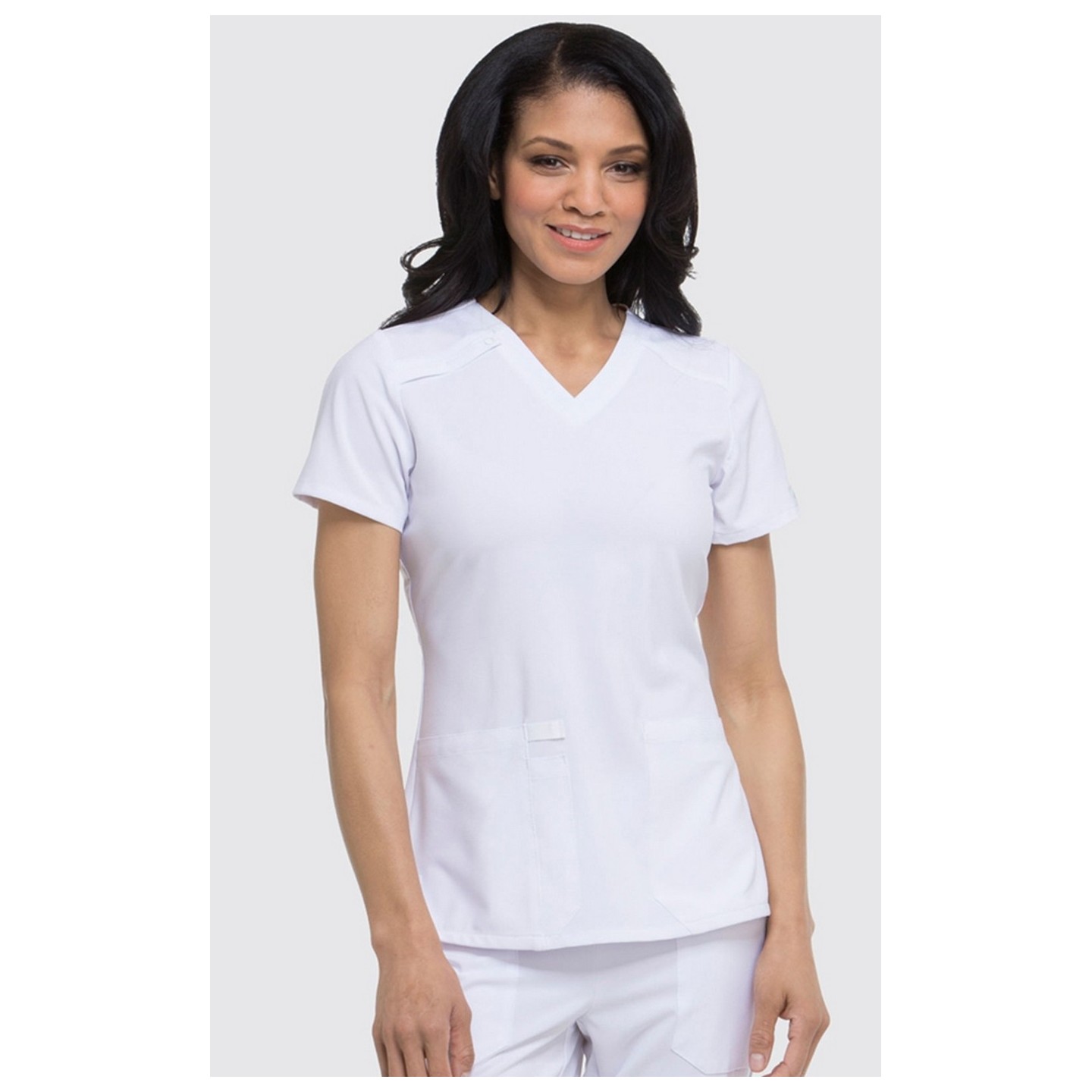 DK615 Dickies EDS Essentials 2 Pocket V-Neck Top