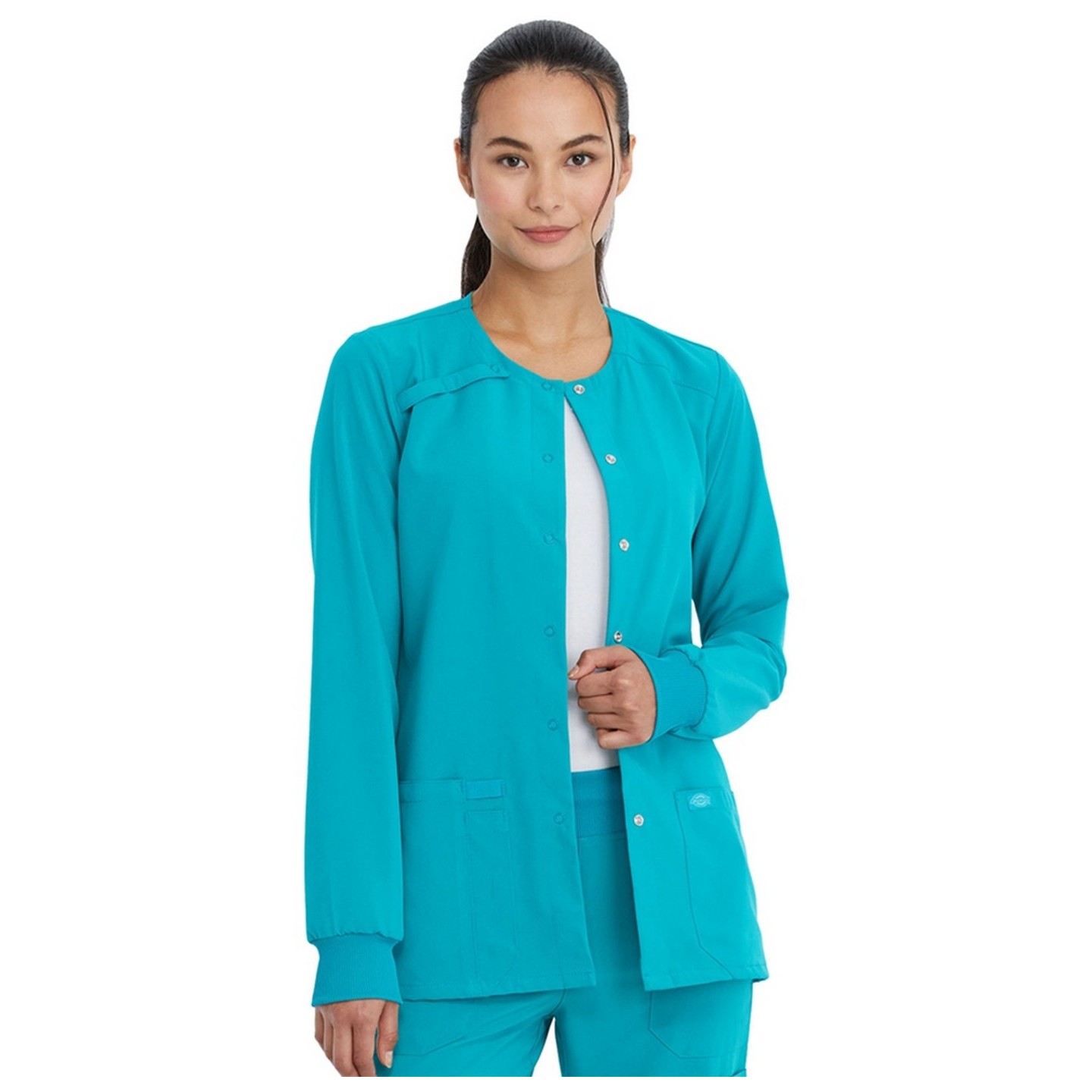 DK305 Dickies EDS Essentials Snap Front Warm-Up Jacket