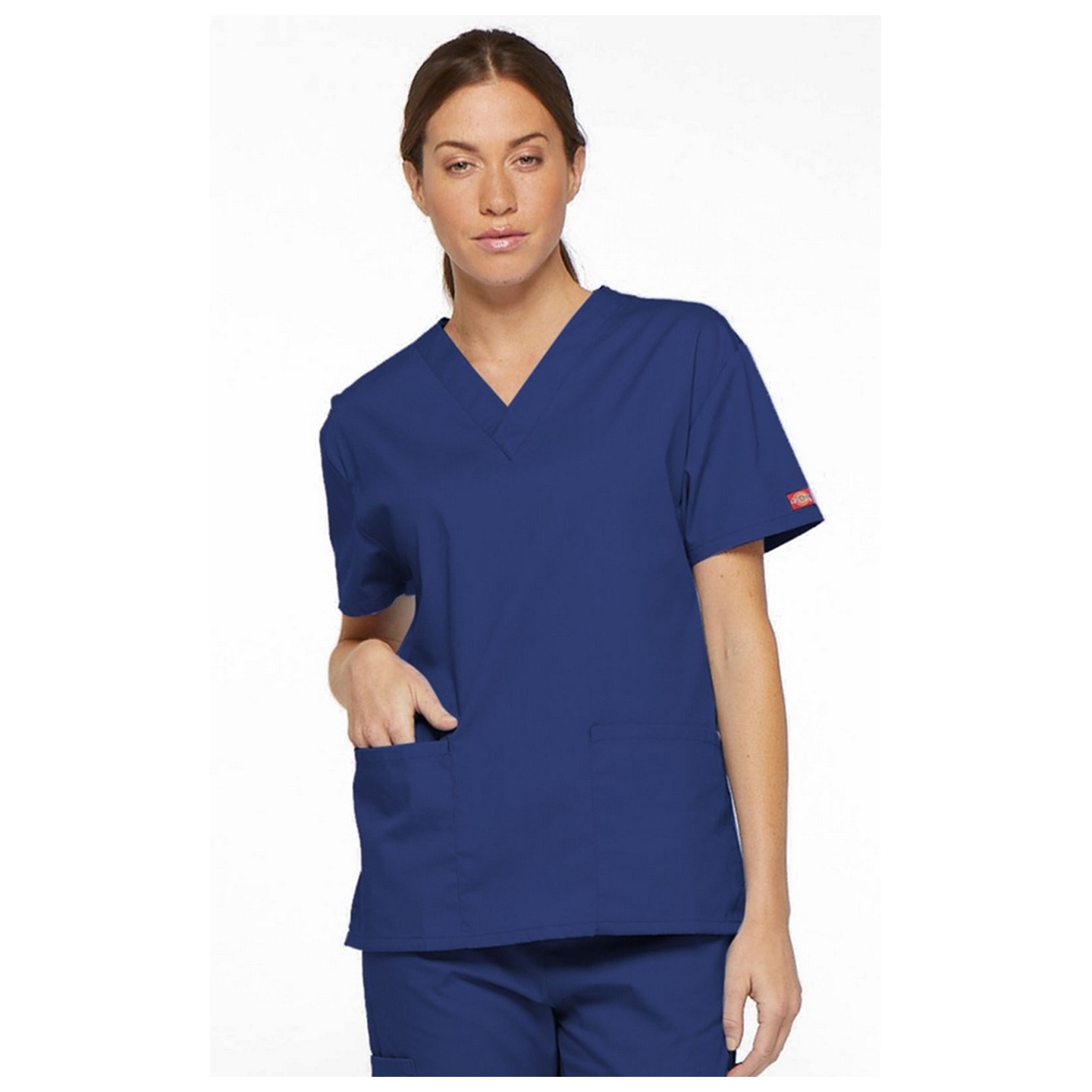 86706 Dickies EDS Signature Haut à Col en V avec 2 Poches