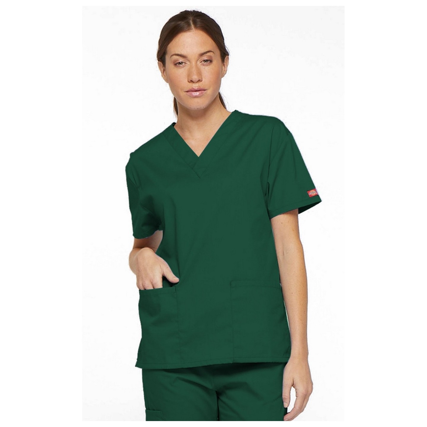 86706 Dickies EDS Signature 2 Pocket V-Neck Top