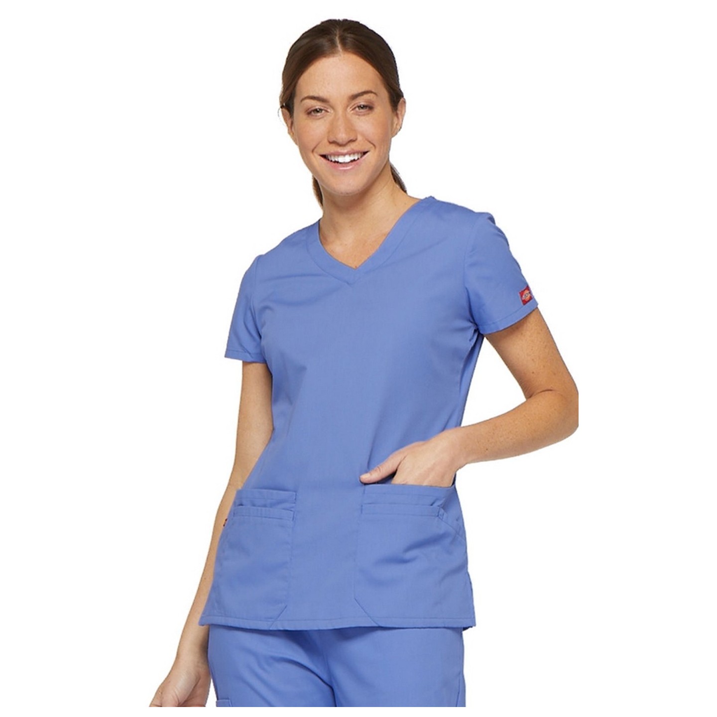 85906 Dickies EDS Signature 6 Pocket V-Neck Top