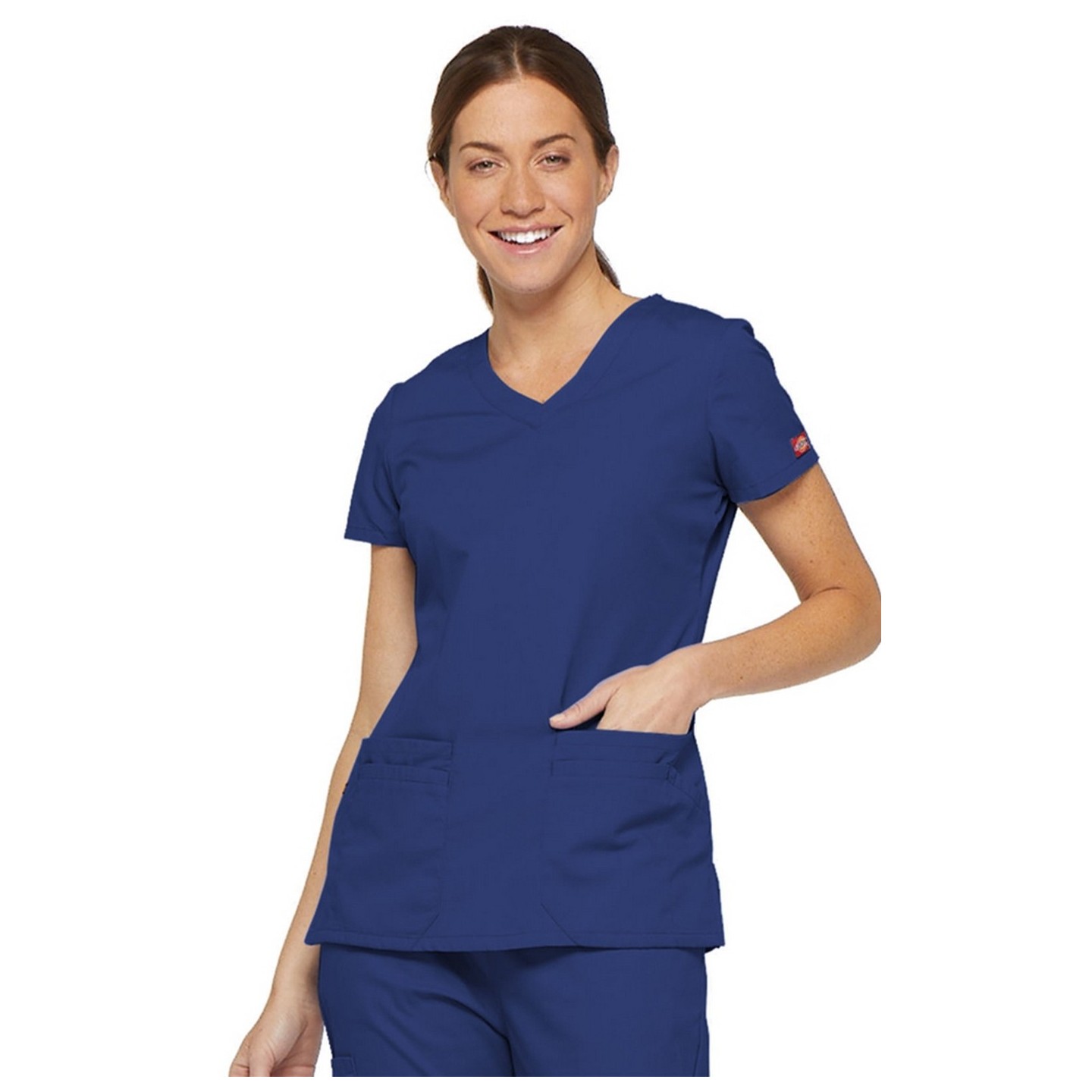 85906 Dickies EDS Signature 6 Pocket V-Neck Top