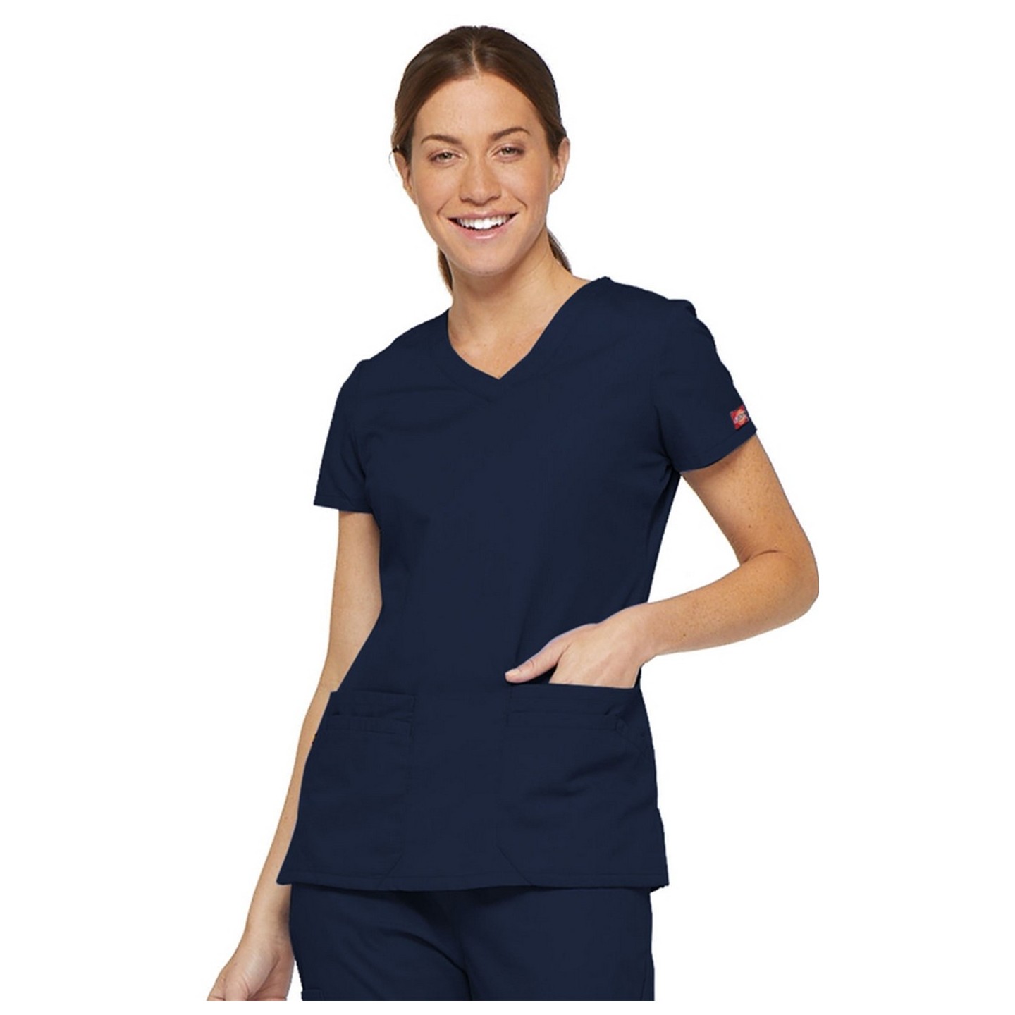 85906 Dickies EDS Signature 6 Pocket V-Neck Top