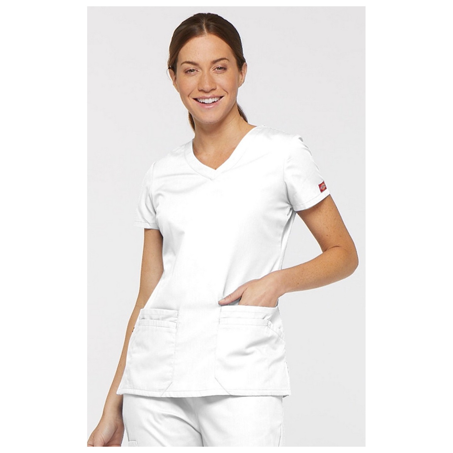 85906 Dickies EDS Signature Haut à Col en V avec 6 Poches