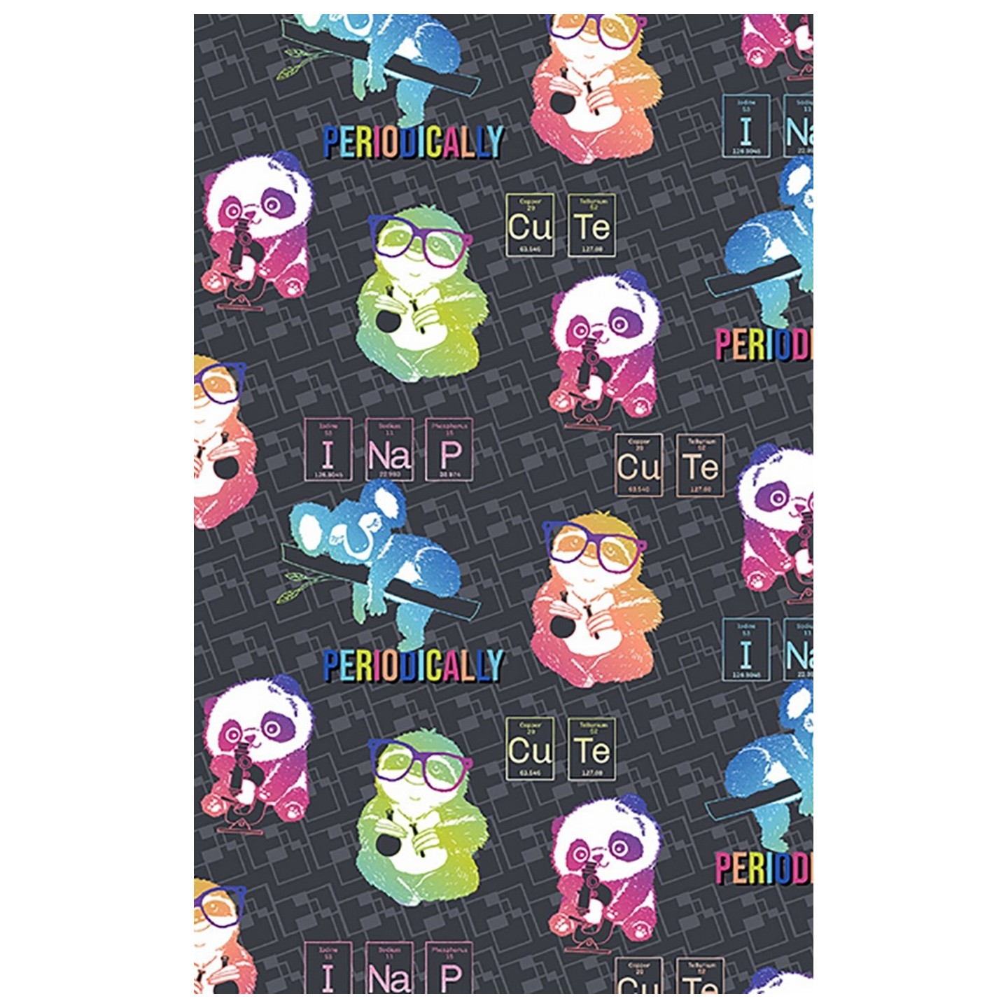 *VENTE FINALE CK637 Top à col V imprimé en Science Friends - Cherokee