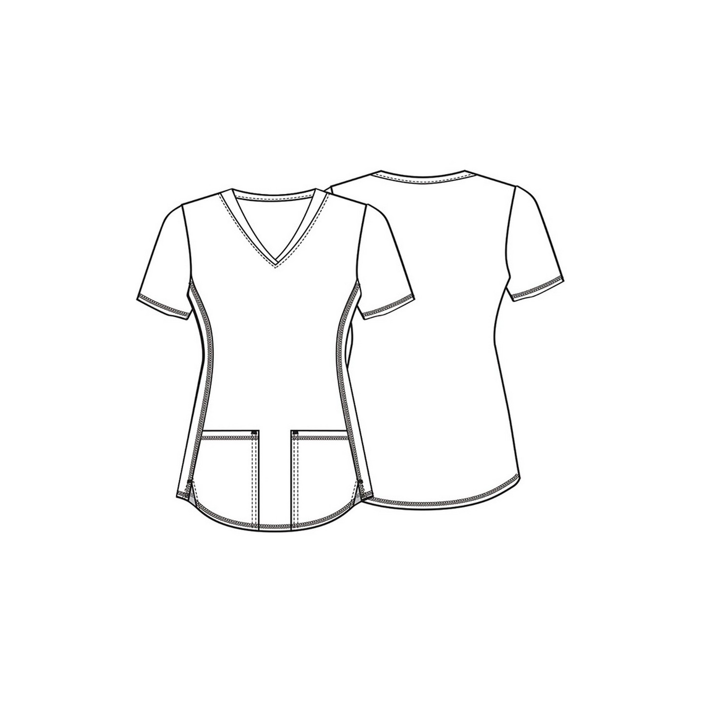 *VENTE FINALE CK703 Cherokee - Top imprimé à col en V - Dog Is Love