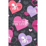 *FINAL SALE CK703 Cherokee V-Neck Print Top in Dog Is Love