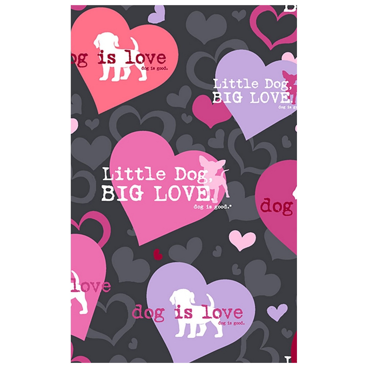 *VENTE FINALE CK703 Cherokee - Top imprimé à col en V - Dog Is Love