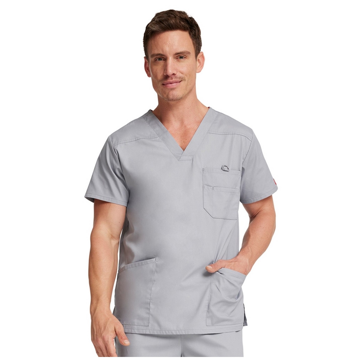 81906 Dickies EDS Signature Haut pour Hommes à Col en V avec 5 Poches