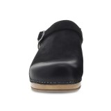 Berry Black Burnished Nubuck Mule par Dansko