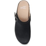 Berry Black Burnished Nubuck Mule par Dansko