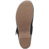 Berry Black Burnished Nubuck Mule par Dansko