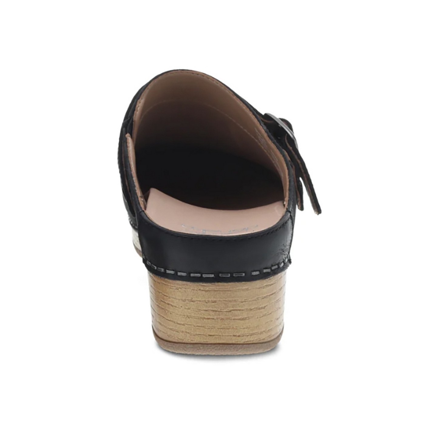 Berry Black Burnished Nubuck Mule by Dansko