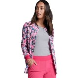 *FINAL SALE DK309 Dickies Prints Snap Front Warm-Up Jacket in Hoo Cares For You?