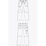 412P-TALL MOBB Pantalon Taille Confort avec Cordon et élastique pour Femmes