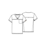 CK885 Men's Tuckable V-Neck Top - Cherokee Form