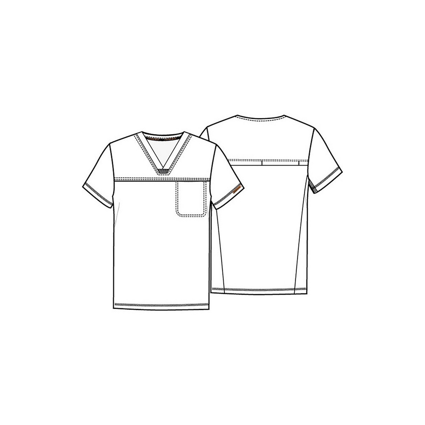 CK885 Men's Tuckable V-Neck Top - Cherokee Form