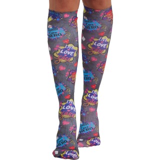 Comfort Support Healthcare Heroes High Compression Knee High Socks by Cherokee