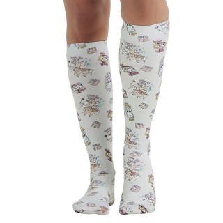 Comfort Support Llama Take A Selfie Chaussettes Haut Compression a Hauteur des Genoux de Cherokee