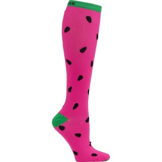 Print Support Sweet Watermelon Women's Graduated Medium Support Compression Socks by Cherokee