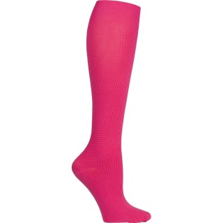 Neon Pink Gradient Compression Socks with 3D Lycra (4 Pairs) by Cherokee
