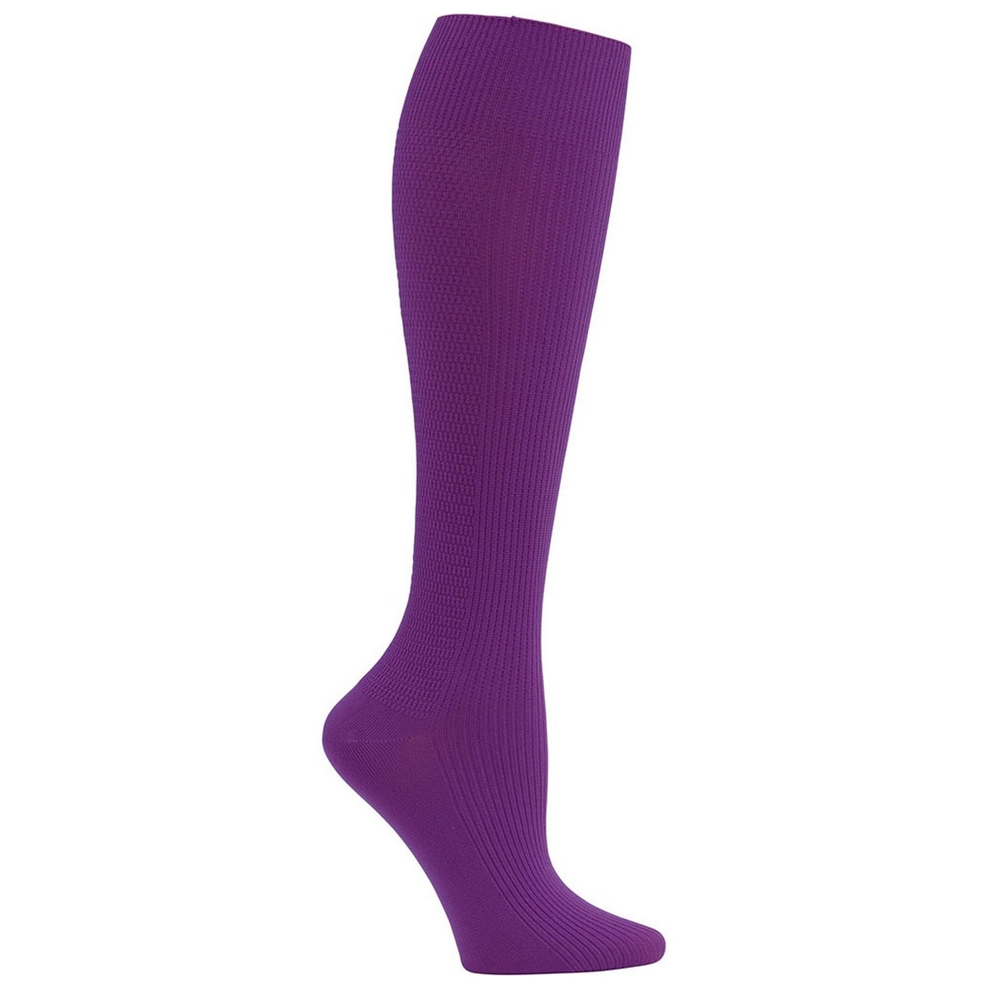 Neon Purple Gradient Compression Socks with 3D Lycra (4 Pairs) by Cherokee