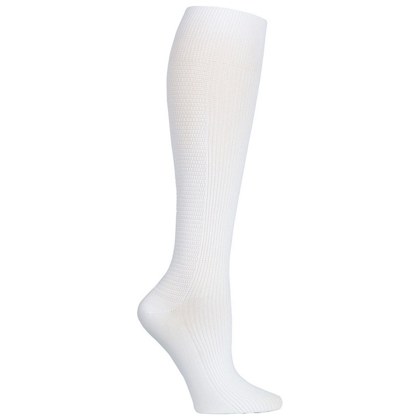 Men's White Gradient Compression Socks with 3D Lycra (4 Pairs) by Cherokee