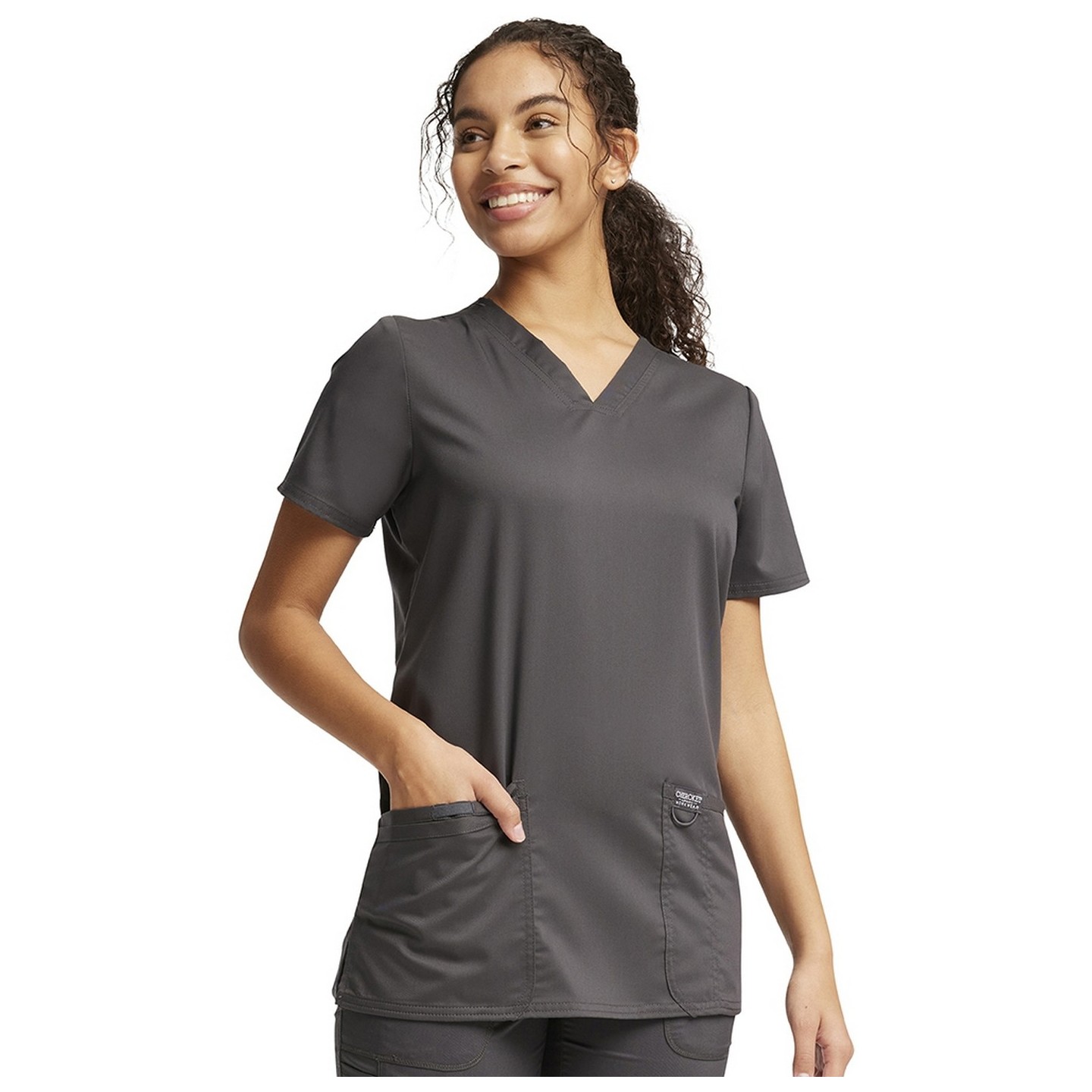 WW620 Workwear Revolution 3 Pocket V-Neck by Cherokee