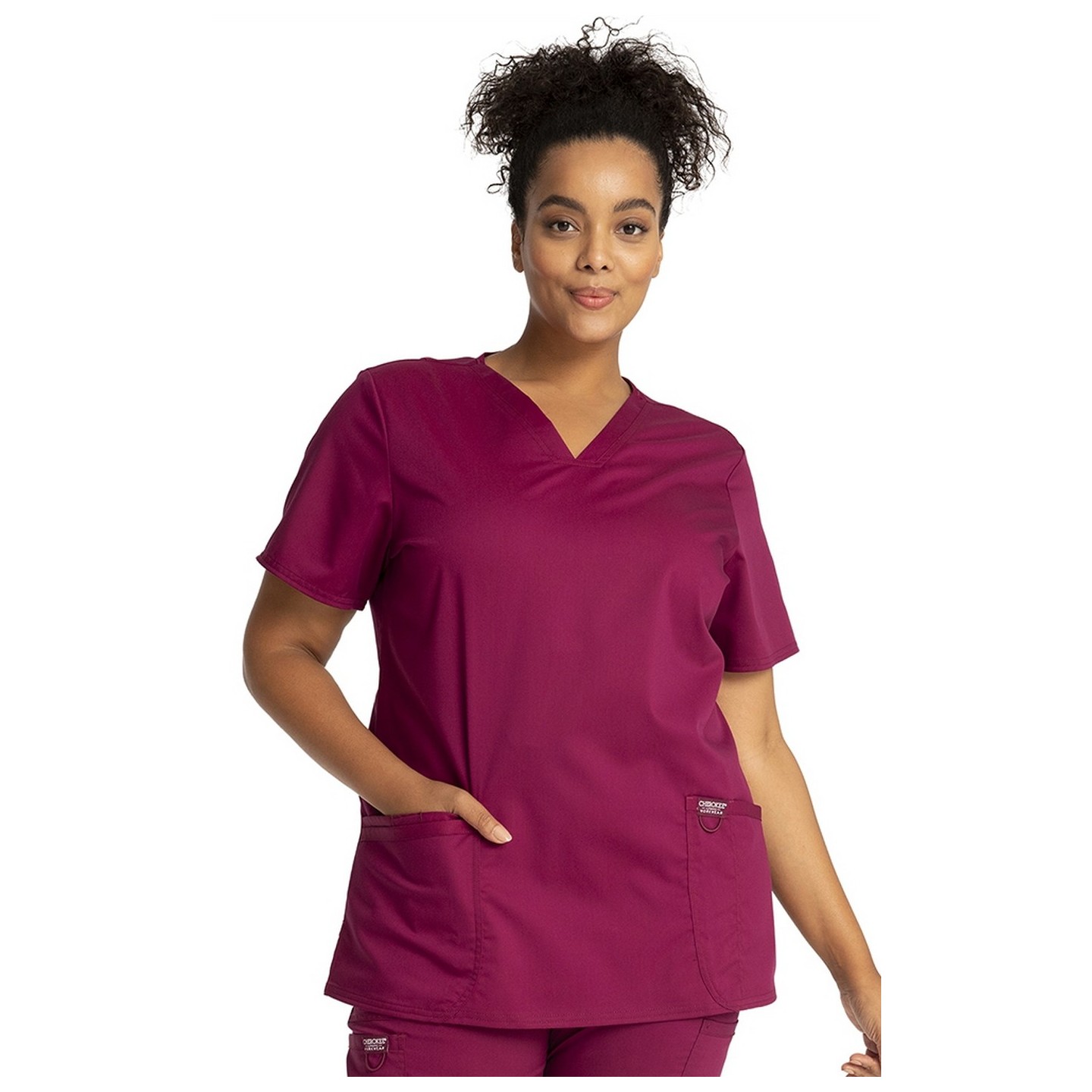 WW620 Workwear Revolution Haut à Col en V avec 3 Poches de Cherokee