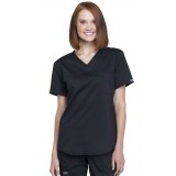 WW657 Workwear Revolution Tuckable O.R. V-Neck Top by Cherokee
