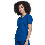 WW657 Workwear Revolution Tuckable O.R. V-Neck Top by Cherokee