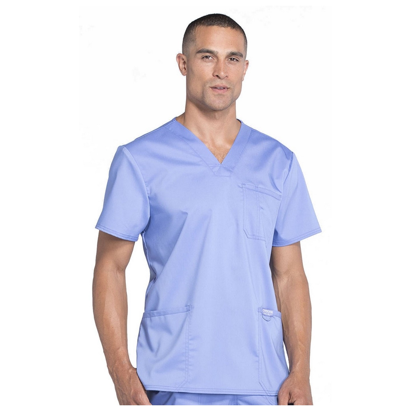 WW670 Workwear Revolution Men's 3 Pocket V-Neck Top by Cherokee