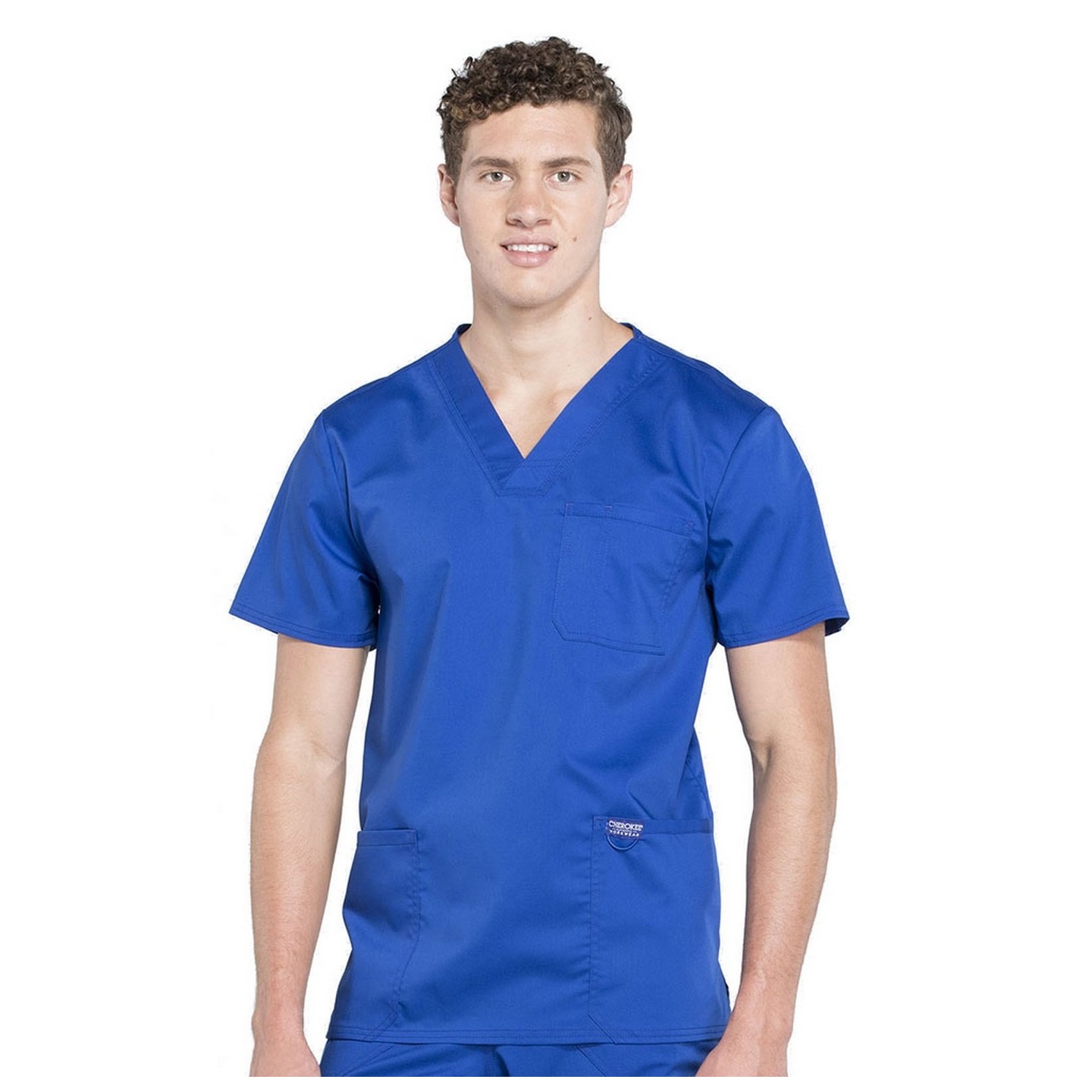 WW670 Workwear Revolution Men's 3 Pocket V-Neck Top by Cherokee