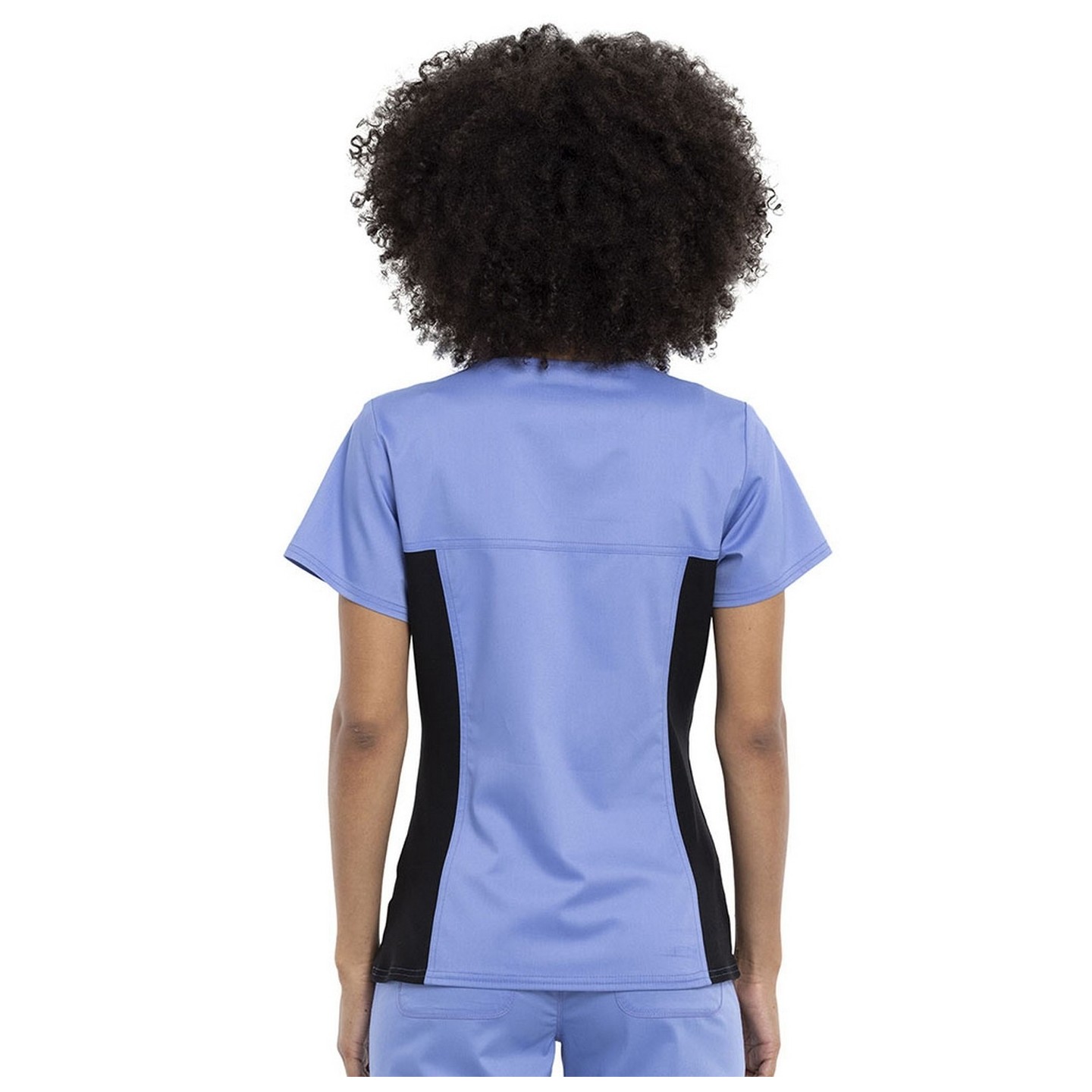 WW2875 Workwear Revolution Flexi Panel V-Neck Top with Kangaroo Pocket by Cherokee