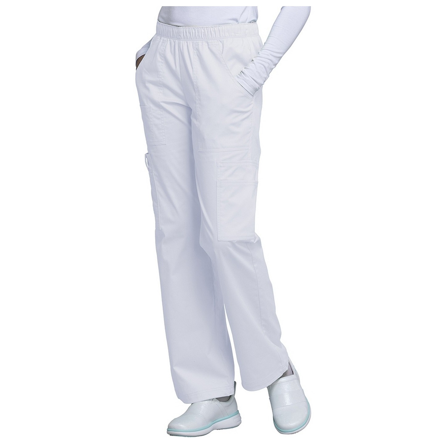 4005 Workwear Core Stretch Straight Leg Pant with Elastic Waist by Cherokee