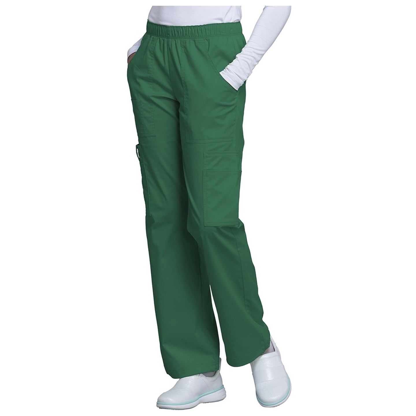4005 Workwear Core Stretch Straight Leg Pant with Elastic Waist by Cherokee