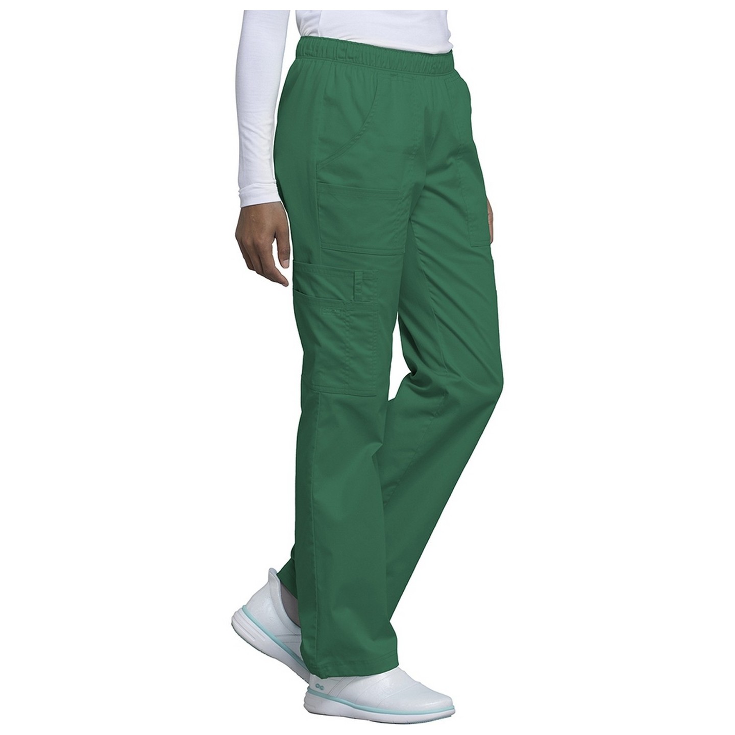 4005 Workwear Core Stretch Straight Leg Pant with Elastic Waist by Cherokee