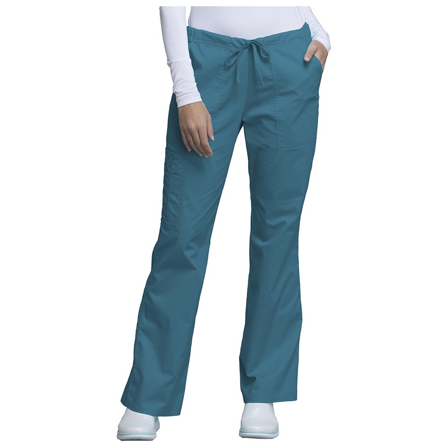 4044 Workwear Core Stretch Pantalon a Jambe Évasée de Cherokee