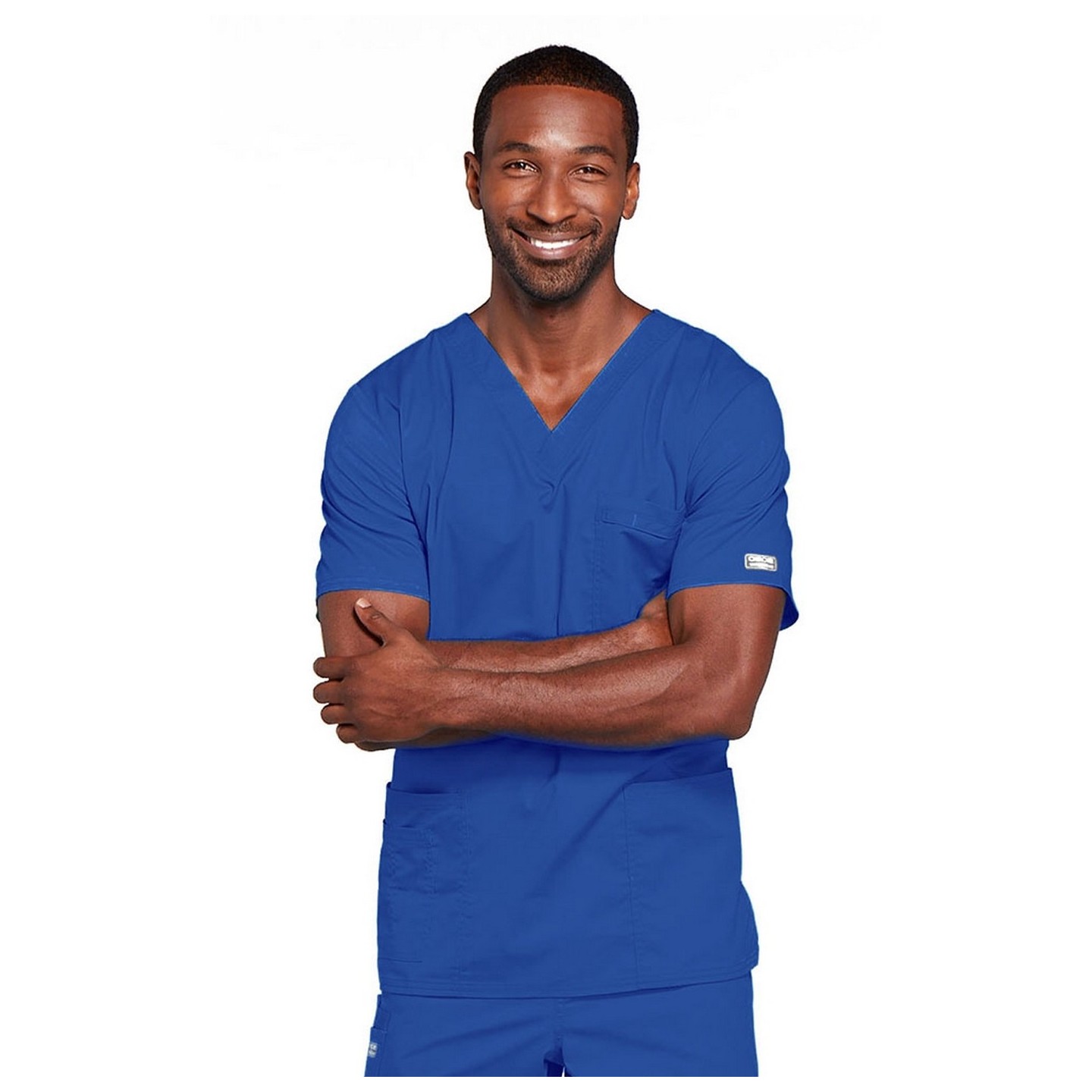 4725 Workwear Core Stretch Haut à Col en V Unisexe avec 4 Poches par Cherokee