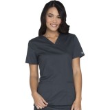 WW630 Workwear Core Stretch 3 Pocket V-Neck Top by Cherokee