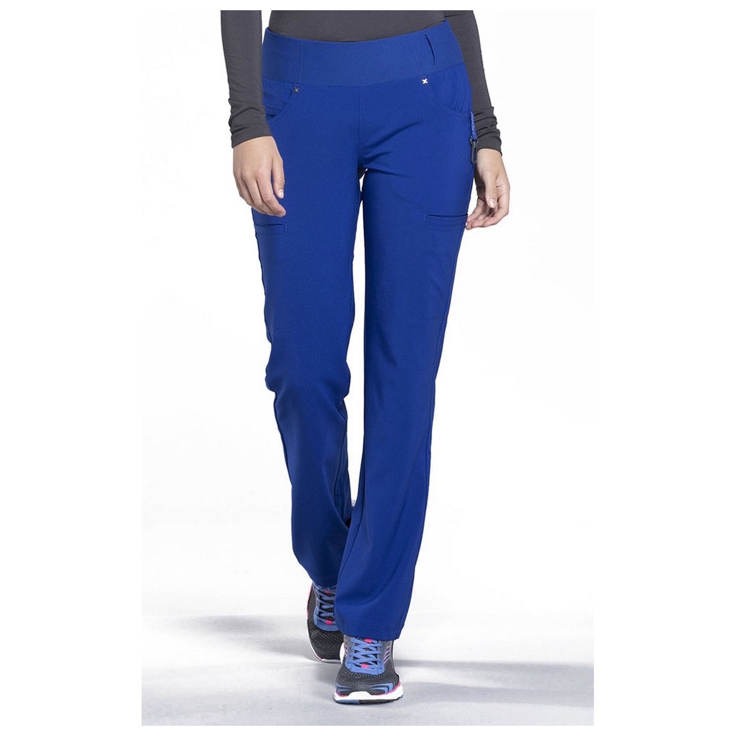 CK002 iFlex Mid Rise 6 Pocket Straight Leg Cargo Pant by Cherokee