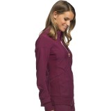 CK303 iFlex Zip Front Jacket with Knit Panels by Cherokee