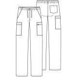 4000 Workwear Originals Men's Tapered Leg Fly Front Pants by Cherokee